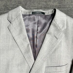 Saks Fifth Avenue Wool Suit Jacket Ermenegildo Zegna 44S